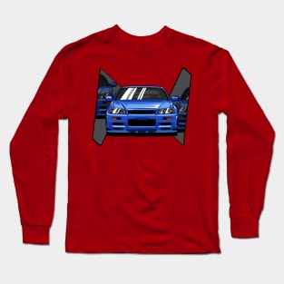 R34 - Godzilla JDM Long Sleeve T-Shirt